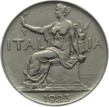 Italien 1 Lira 1923